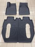 Комплект ковриков в салон для Tesla Model X (6 местный) vertical stripe/nano TSL23013106