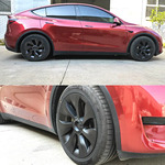 Колпаки колесные комплект для Tesla Model Y 19" Whirlwind2 Type цвет - черный матовый CR-HWC02