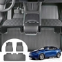 Коврики зимние в салон Tesla Model Y MY-TPEJD (С Увеличинным бортом)