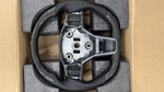 Руль круглый глянцевый карбон перфорация подогрев рест Tesla Model 3/Y 2022 O22PGCH