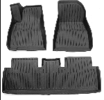 Комплект ковриков в салон "Vertical Stripe Pattern" с увеличенным бортом для Tesla Model Y TSL23020807